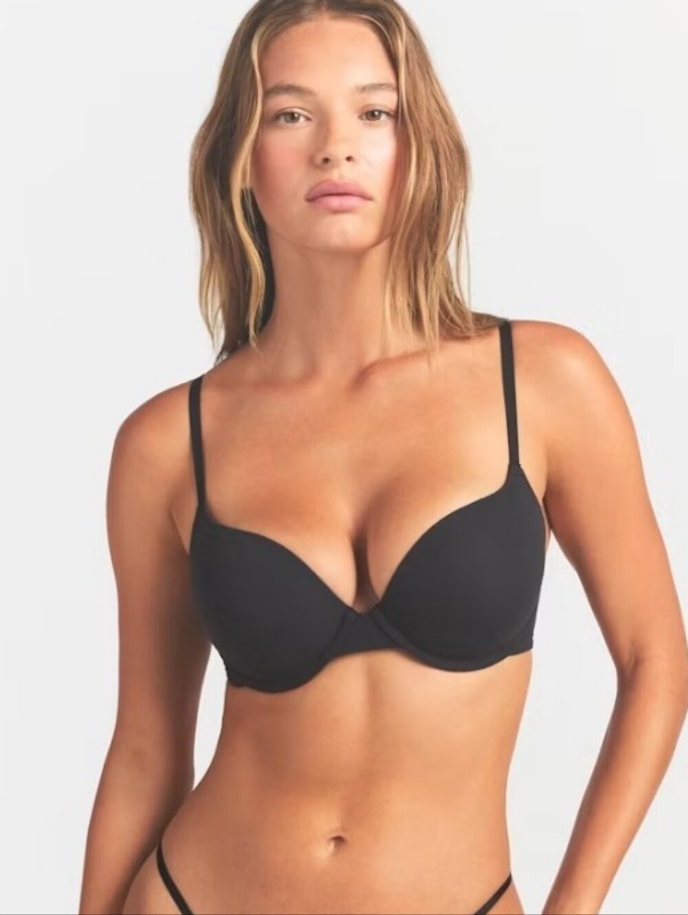 NWT $58 SKIMS Fits Everybody Push Up Demi Bra Size 34C